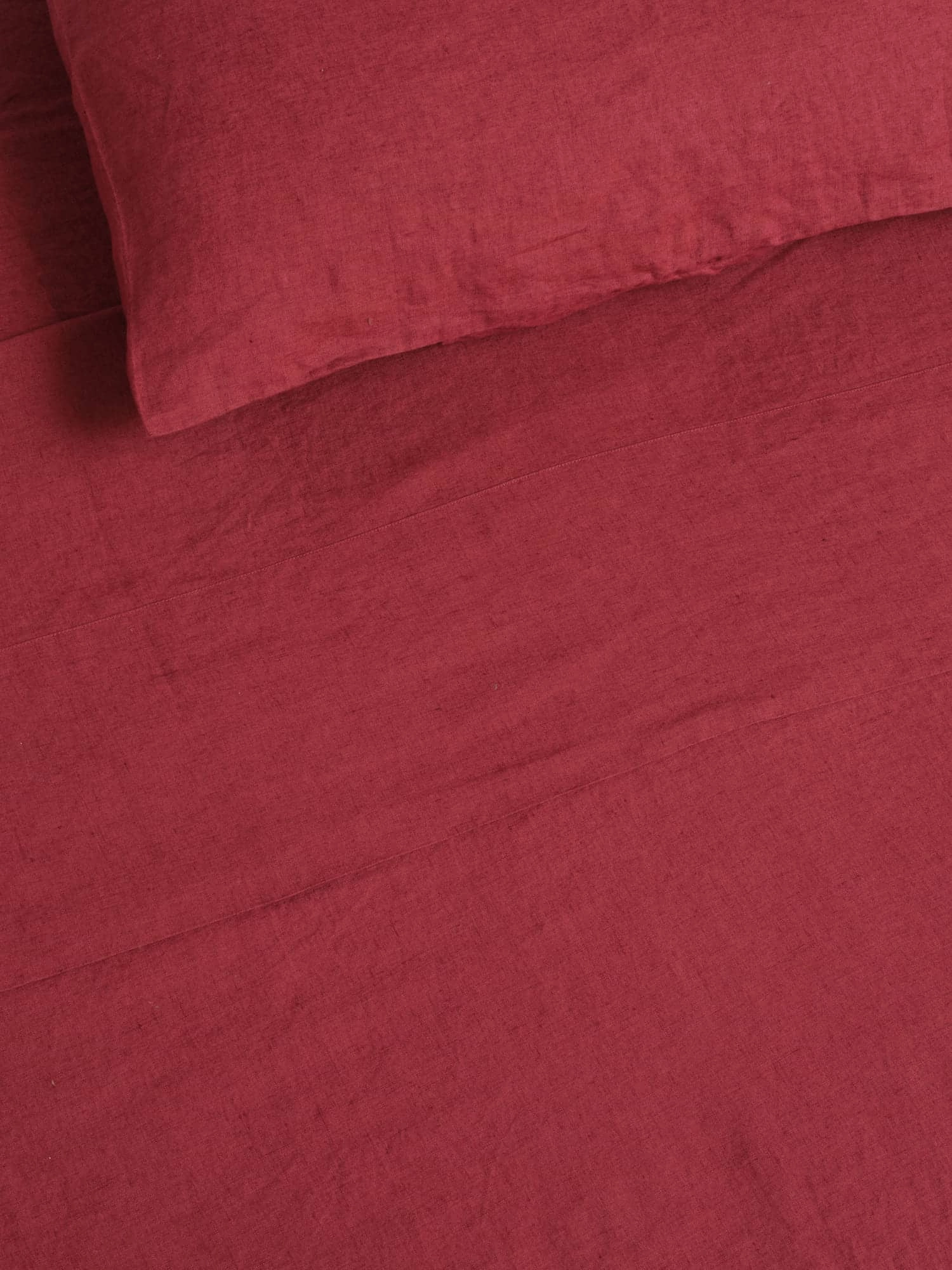 100% Linen Pillowcase Set (of two) in Pinot