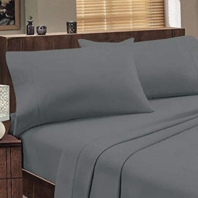 Abrazo Flannelette Charcoal 175GSM Egyptian Cotton Sheet Set by Jenny Mclean