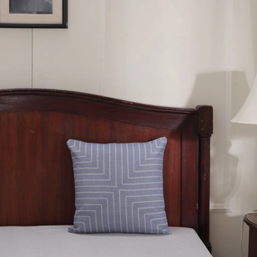 Adore Made With Egyptian Cotton Check And Stripes Cushion Cover