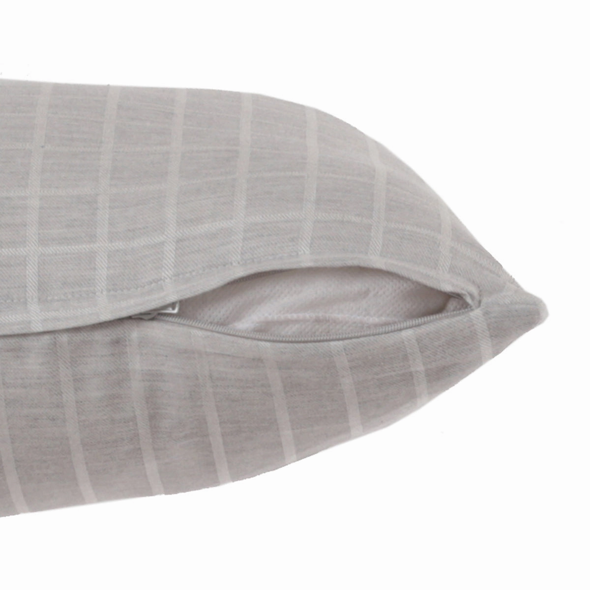 Adore Made With Egyptian Cotton Check And Stripes Cushion Cover