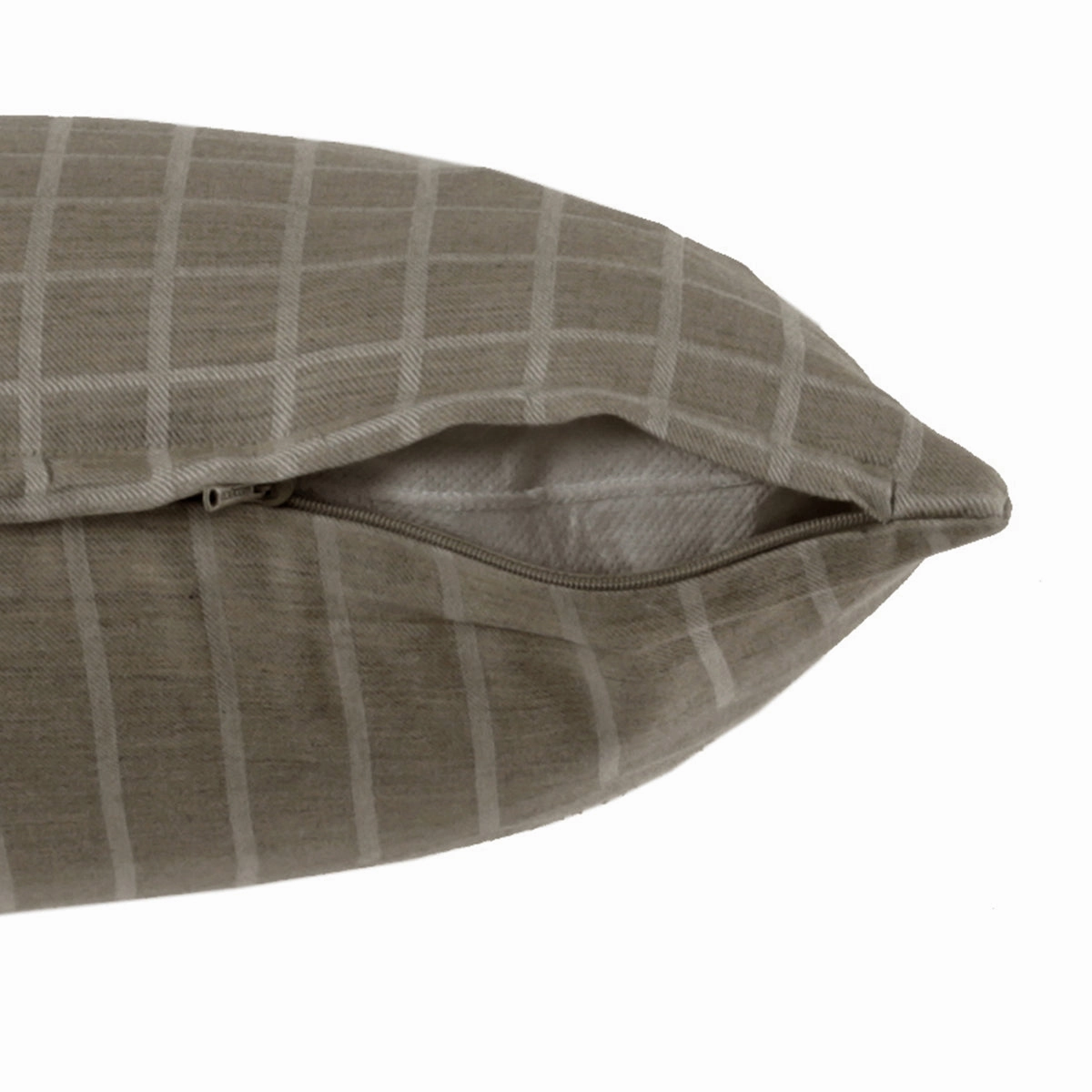 Adore Made With Egyptian Cotton Check And Stripes Cushion Cover
