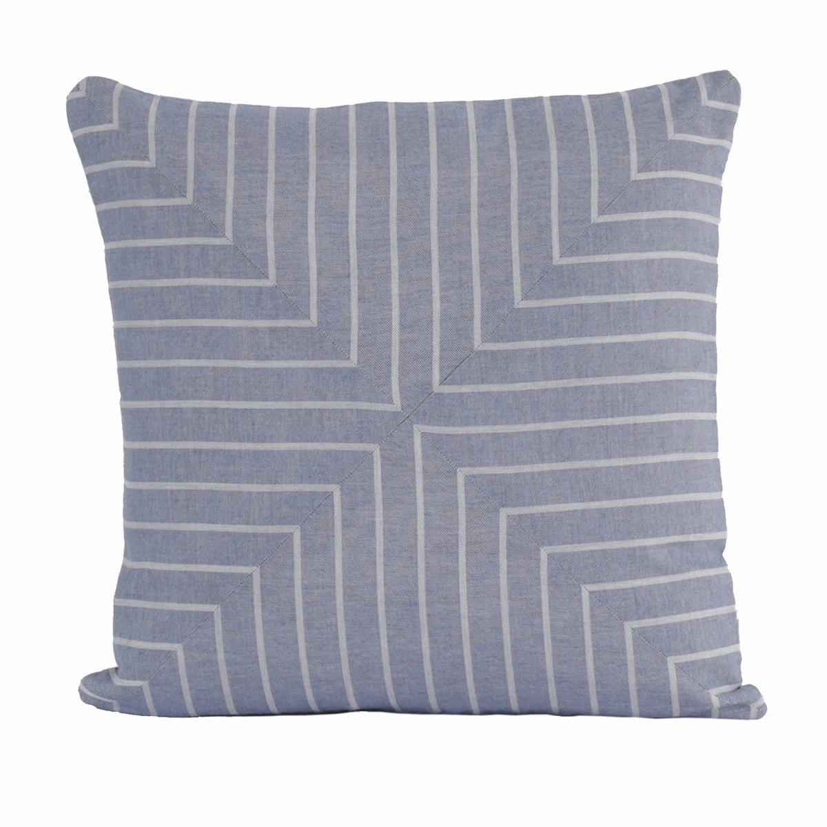 Adore Made With Egyptian Cotton Check And Stripes Cushion Cover