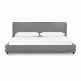 Adrian Bed - King - Pebble Pewter