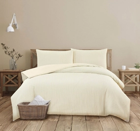 Alistair Quilt Cover Set Range Cream