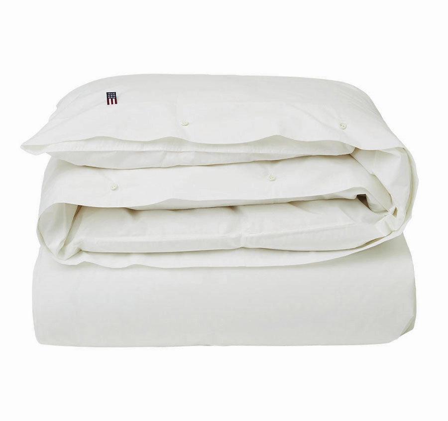 American Pin Point Oxford Quilt Cover Set Range White