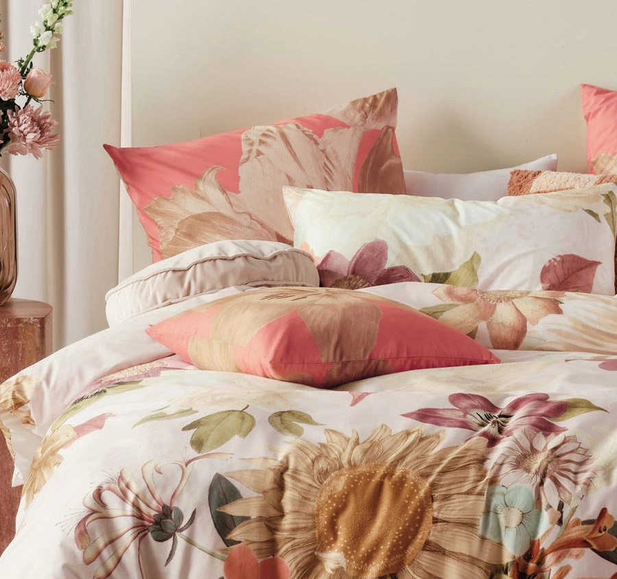 Amorina Quilt Cover Set Range Pink