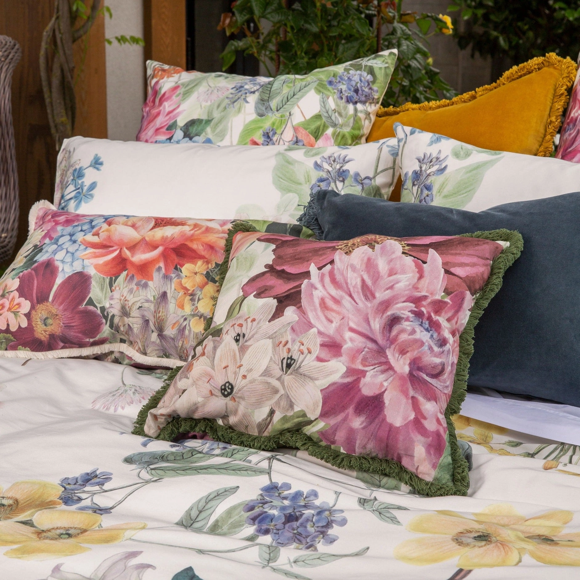 Ashanti Linen/Cotton Cushion 50 x50cm by MM Linen
