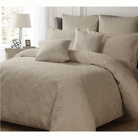 Ashton Latte Quilt Cover Set Quilt Cover Set by Georges Fine Linen