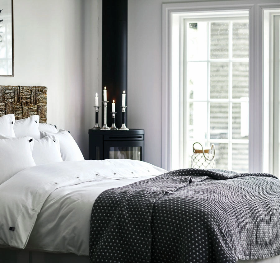 Authentic Star Bed Cover Range Grey
