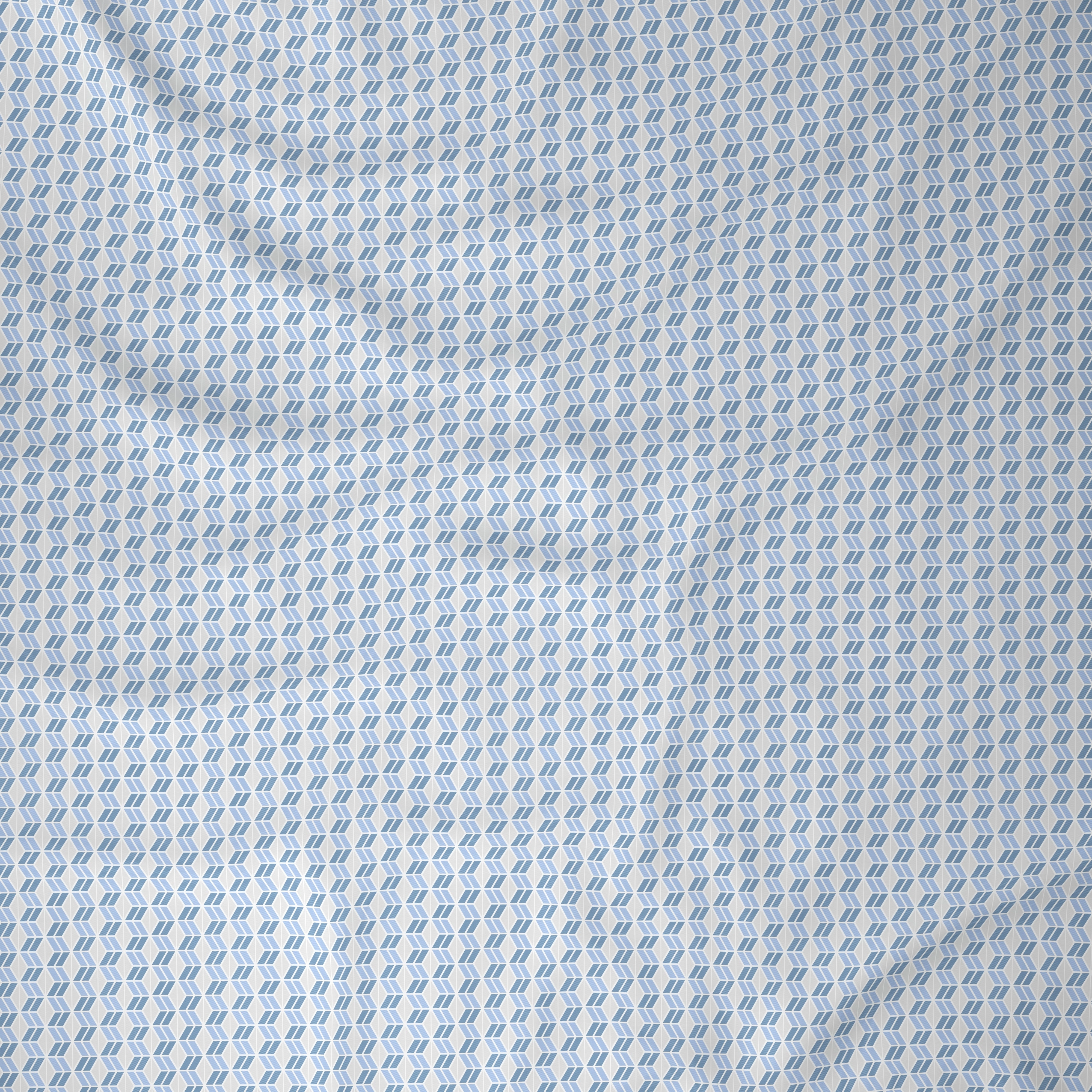 Backyard Patio Morris Summer AC Quilt/Quilted Bed Cover/Comforter Blue