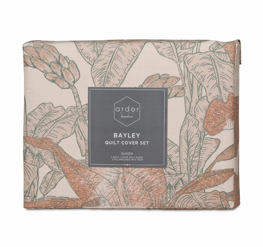 Bayley Quilt Cover Set Range Dusk