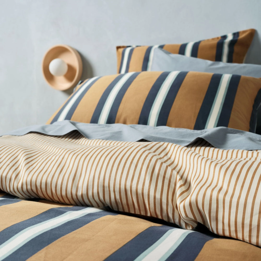 Beau Cinnamon European Pillowcase by Linen House