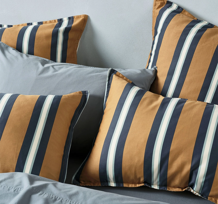 Beau Quilt Cover Set Range Cinnamon