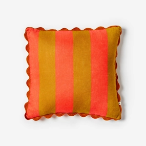 Big Stripe Orange Cushion