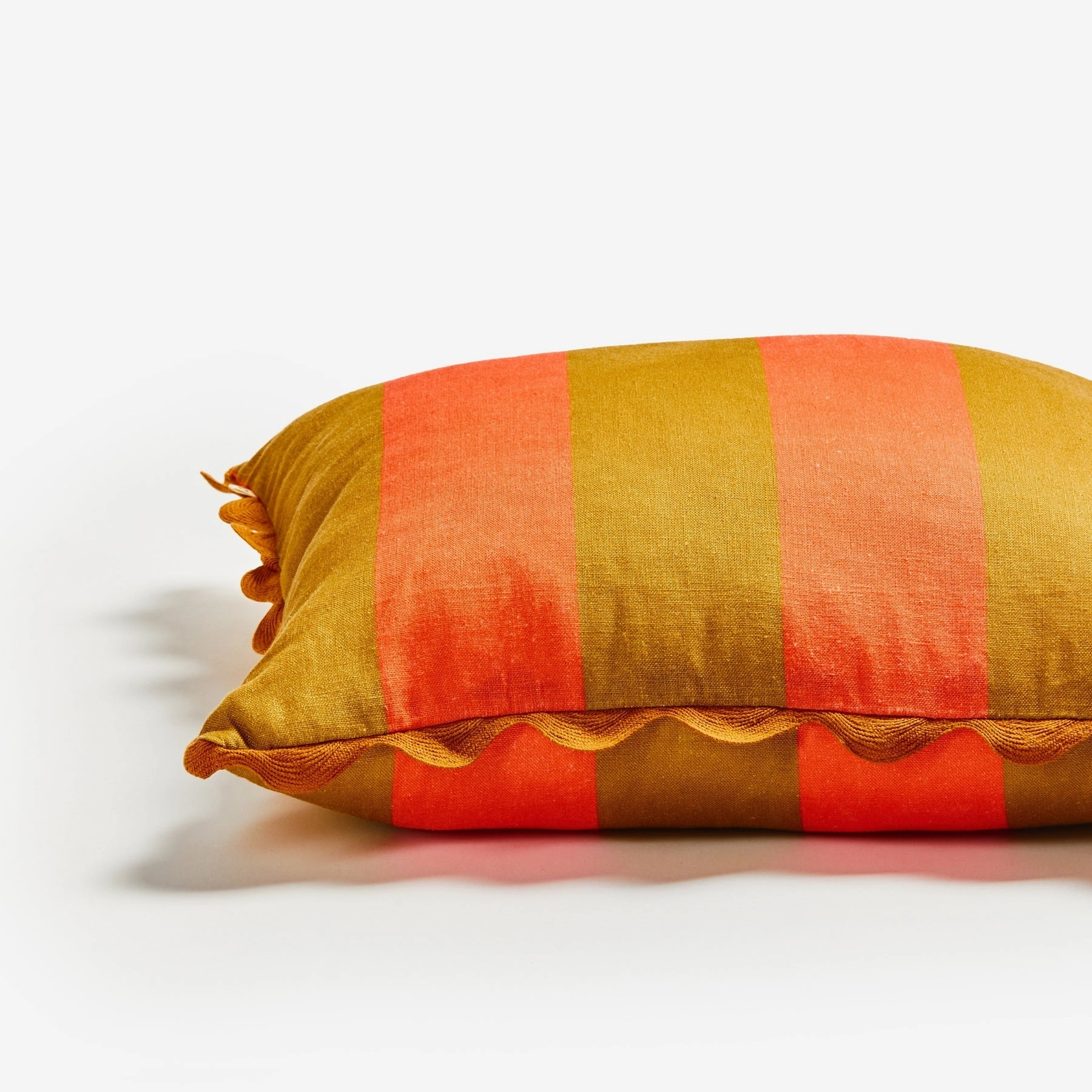 Big Stripe Orange Cushion