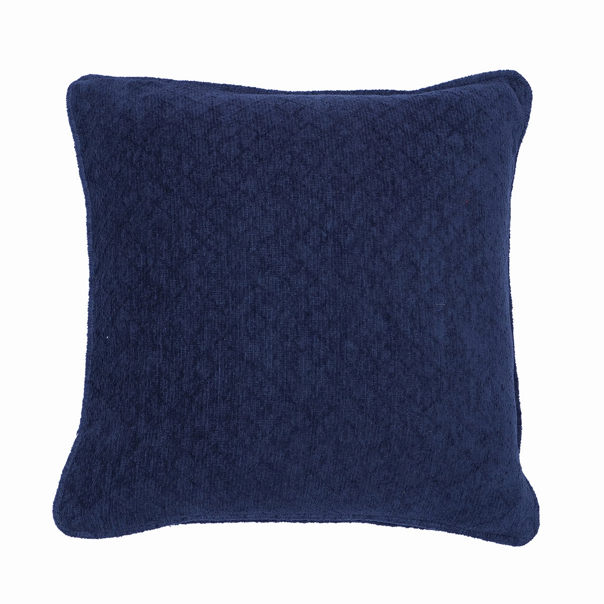 Blaize 100% Cotton Solid Weave Blue Cushion Cover
