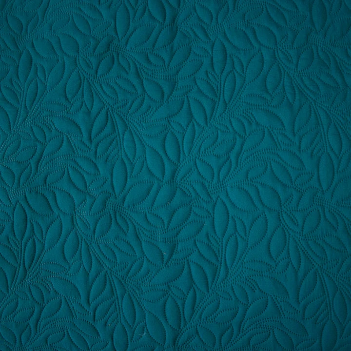 Botanica Teal Coverlet Set By Bambury