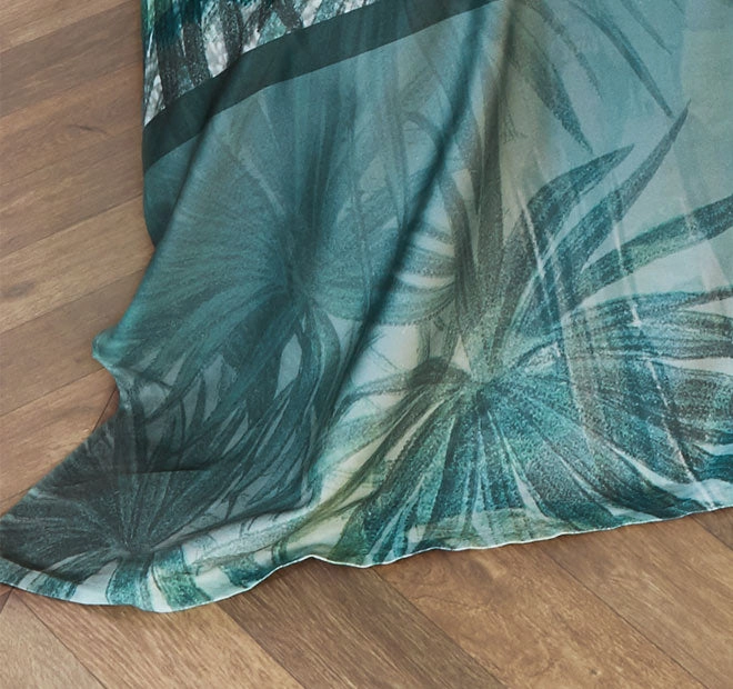 Canopy Quilt Cover Set Range Blue and Green