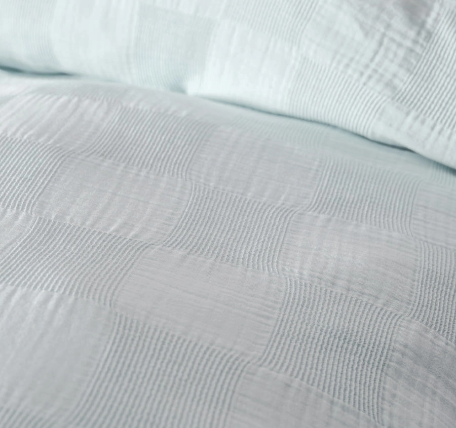 Capri Quilt Cover Set Range Set Sky