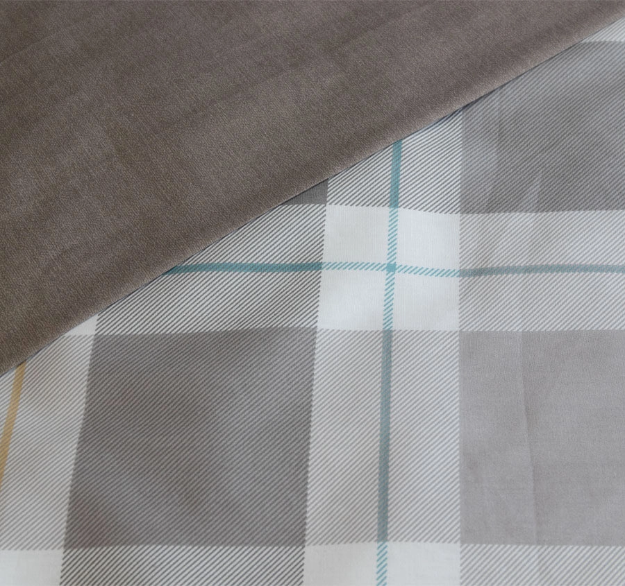 Chester Quilt Cover Set Range Grey