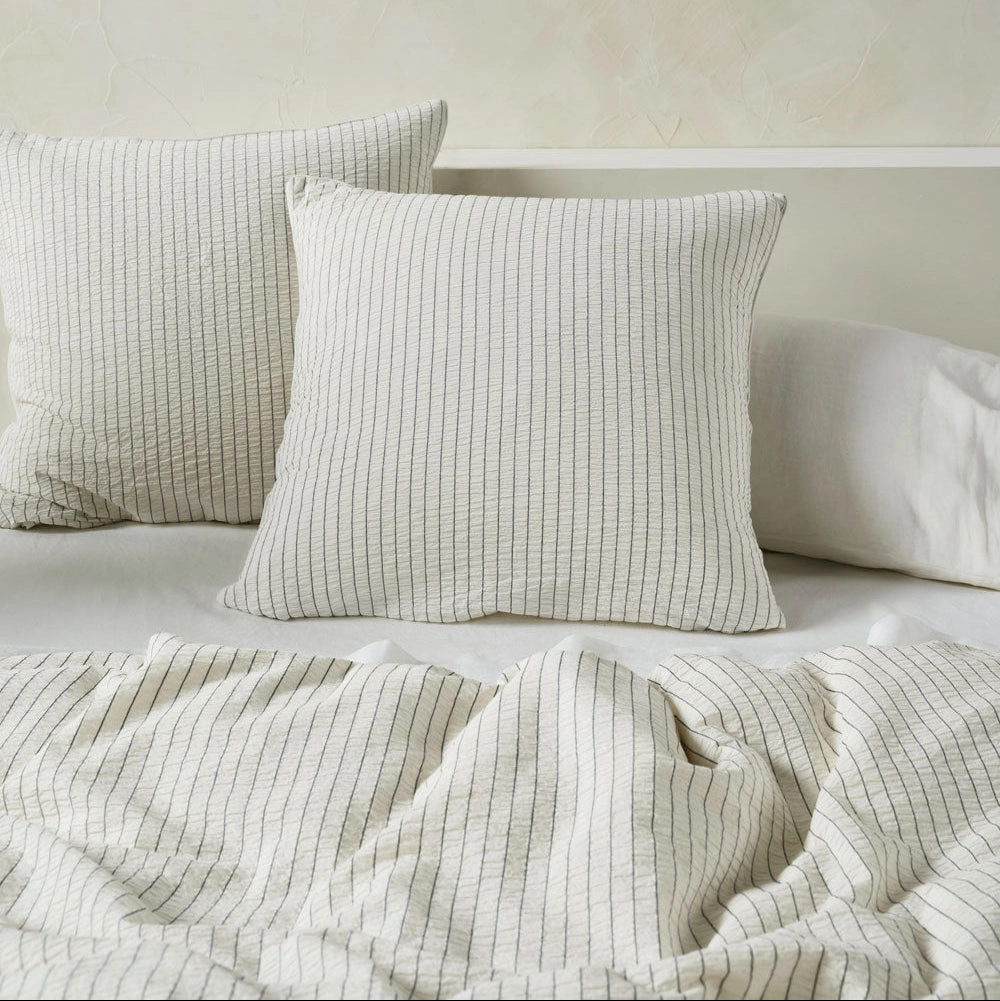 Chiltern White European Pillowcase by Linen House