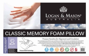 Classic Memory Foam Pillow by Logan & Mason
