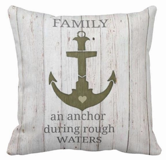 Coastal Family Pillow Cover