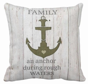 Coastal Family Pillow Cover