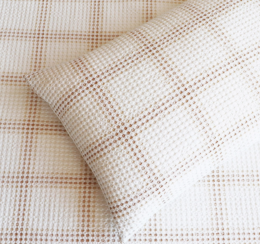 Cohen Quilt Cover Set Range Nude