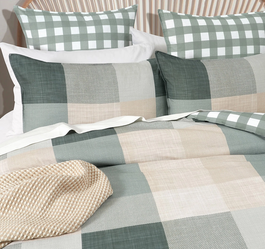 Cooper Checks Quilt Cover Set Range