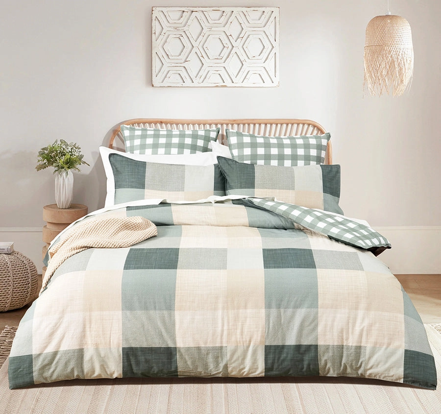 Cooper Checks Quilt Cover Set Range