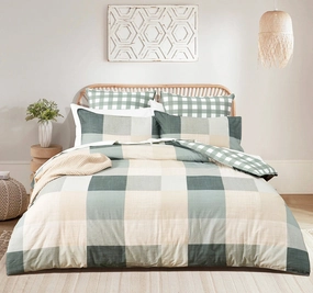 Cooper Checks Quilt Cover Set Range
