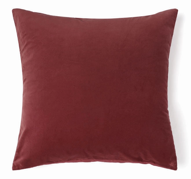 Cotton Velvet Quilt Cover Set Range Rouge