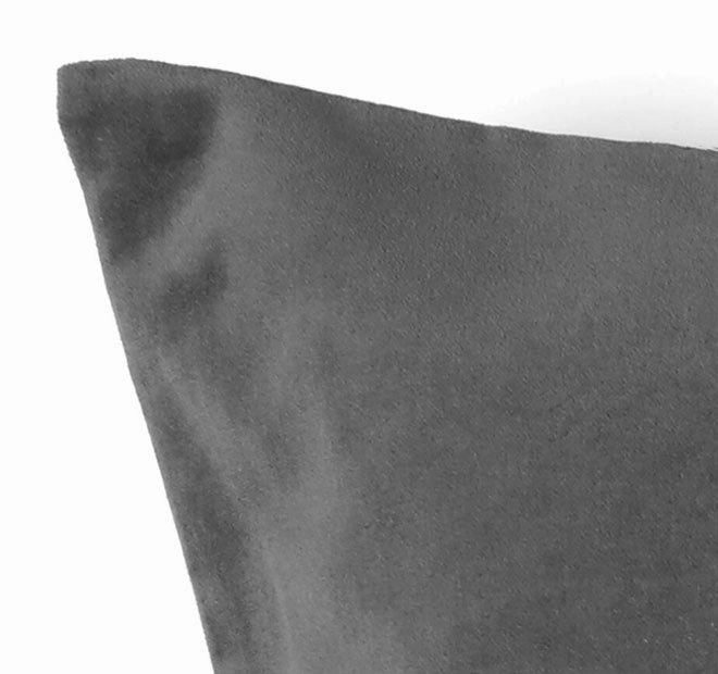Cotton Velvet Quilt Cover Set Range Storm Grey