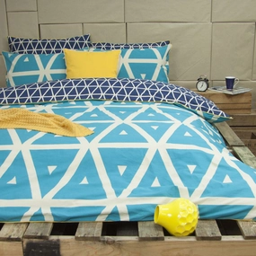 Cronombie Teal Quilt Cover Set by Ardor