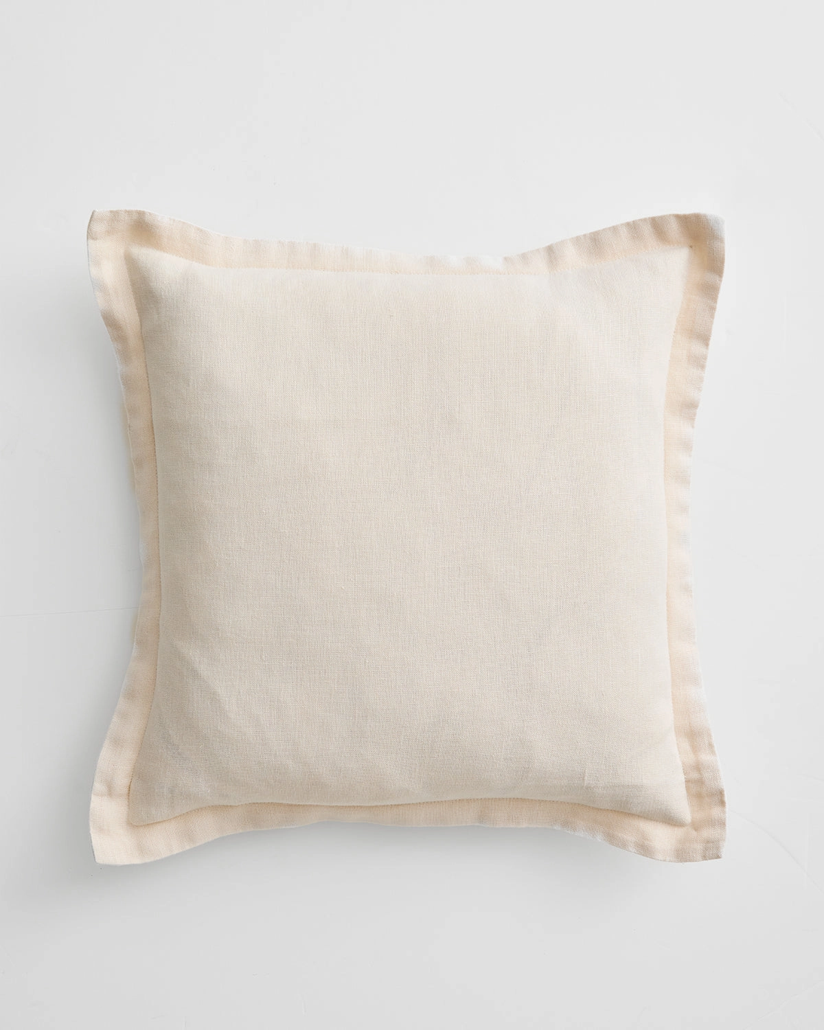 Crème 100% French Flax Linen Cushion Cover