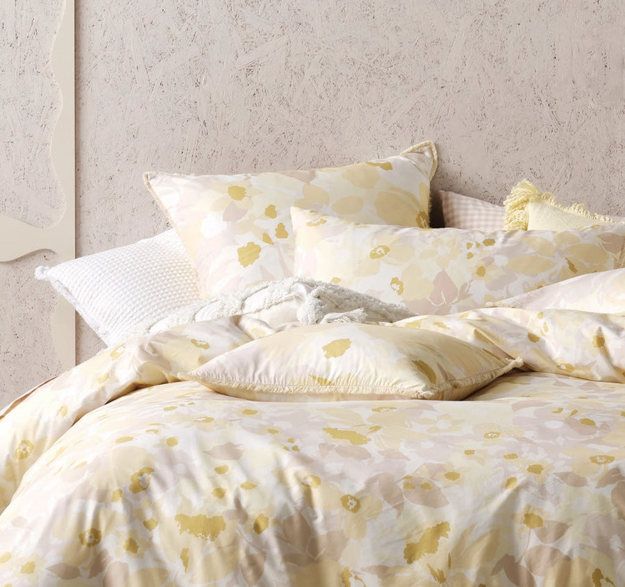 Daffodil Garden Quilt Cover Set Range Yellow