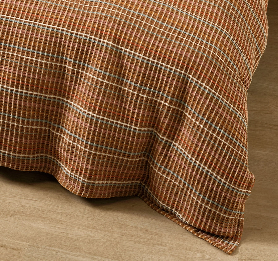 Dana Quilt Cover Set Range Cinnamon