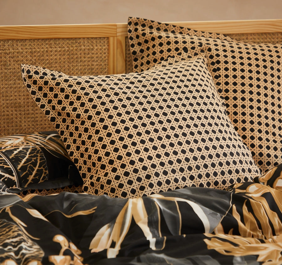 Danton Quilt Cover Set Range Black