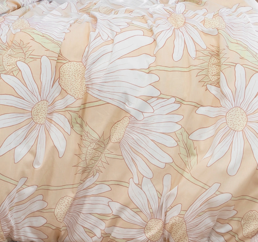 Dasi Quilt Cover Set Range Peach