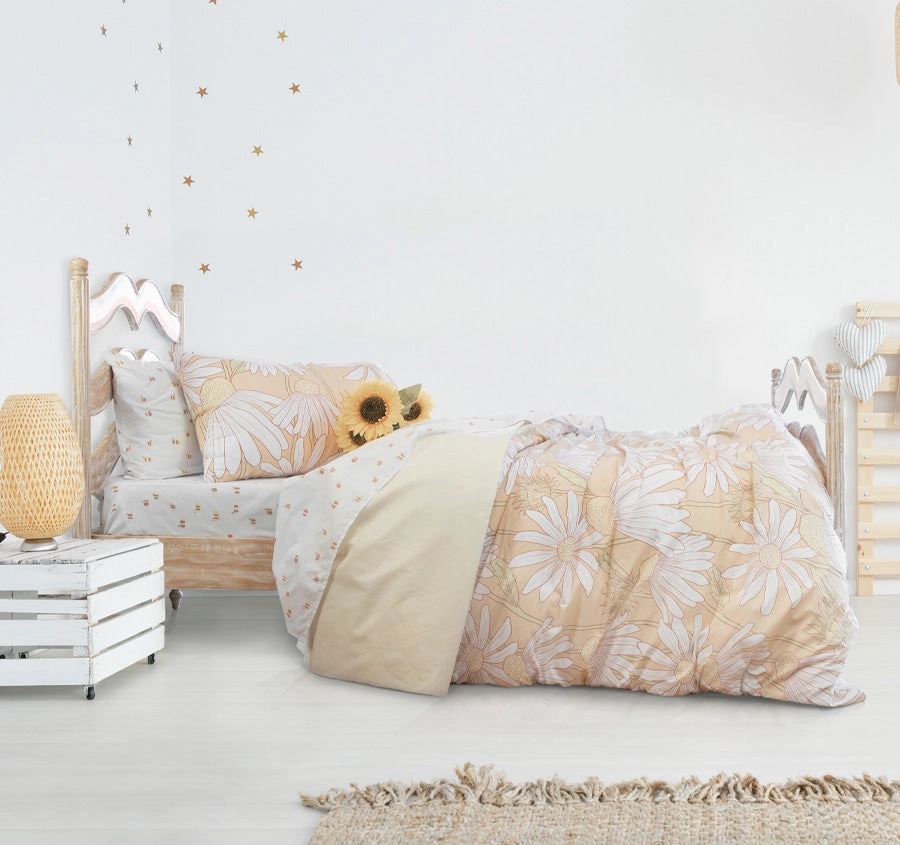 Dasi Quilt Cover Set Range Peach