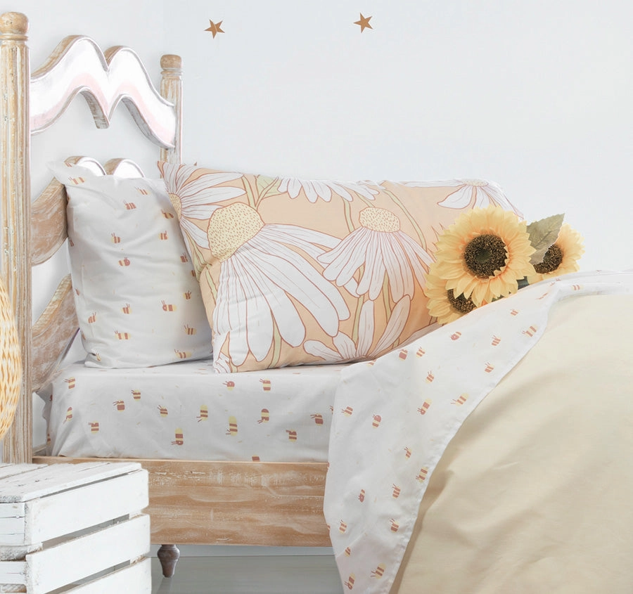 Dasi Quilt Cover Set Range Peach
