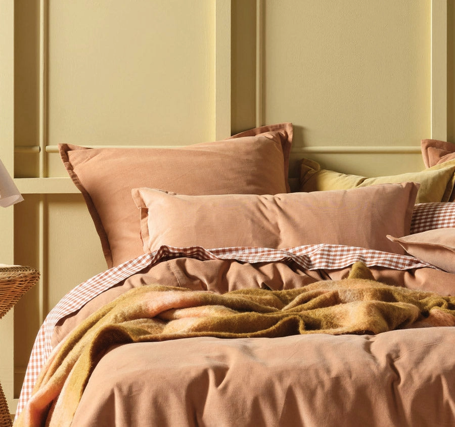 Den Quilt Cover Set Range Caramel