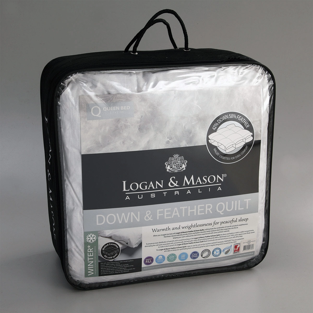 Down & Feather Quilt 42/58 by Logan & Mason
