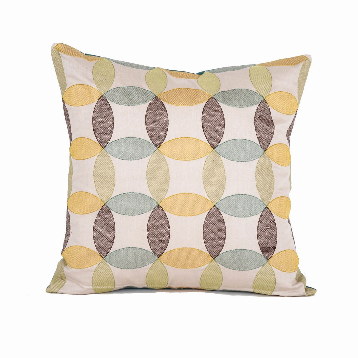 Dream Decor Print Green Medium 40x40 Cm Embroidery Machine Cushion Cover