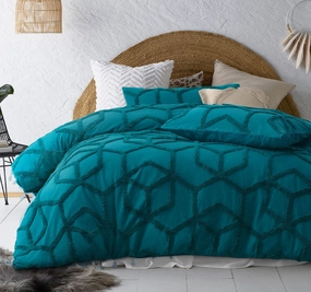 Dreamweaver Quilt Cover Set Range Teal