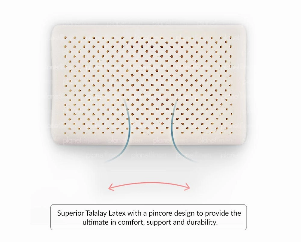 Dunlopillo Classic 2 Pack Genuine Luxurious Talalay Latex Medium Profile & Feel Pillows