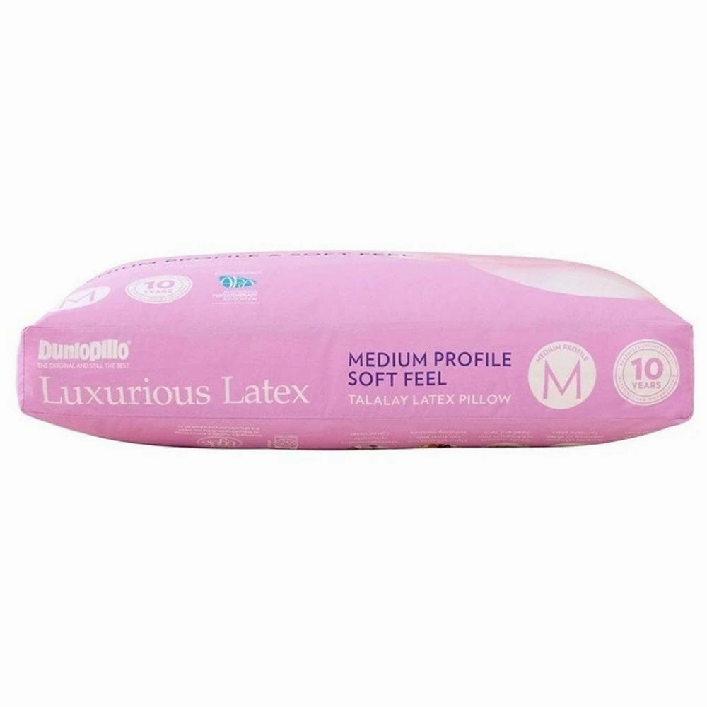 Dunlopillo Luxurious Latex Medium Profile & Soft Feel Pillow