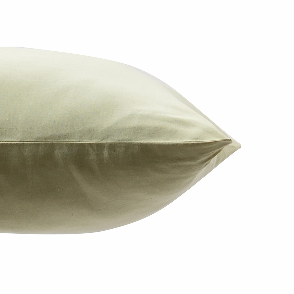 Eden Solid 100% Cotton Green 2PC Pillow Case Set