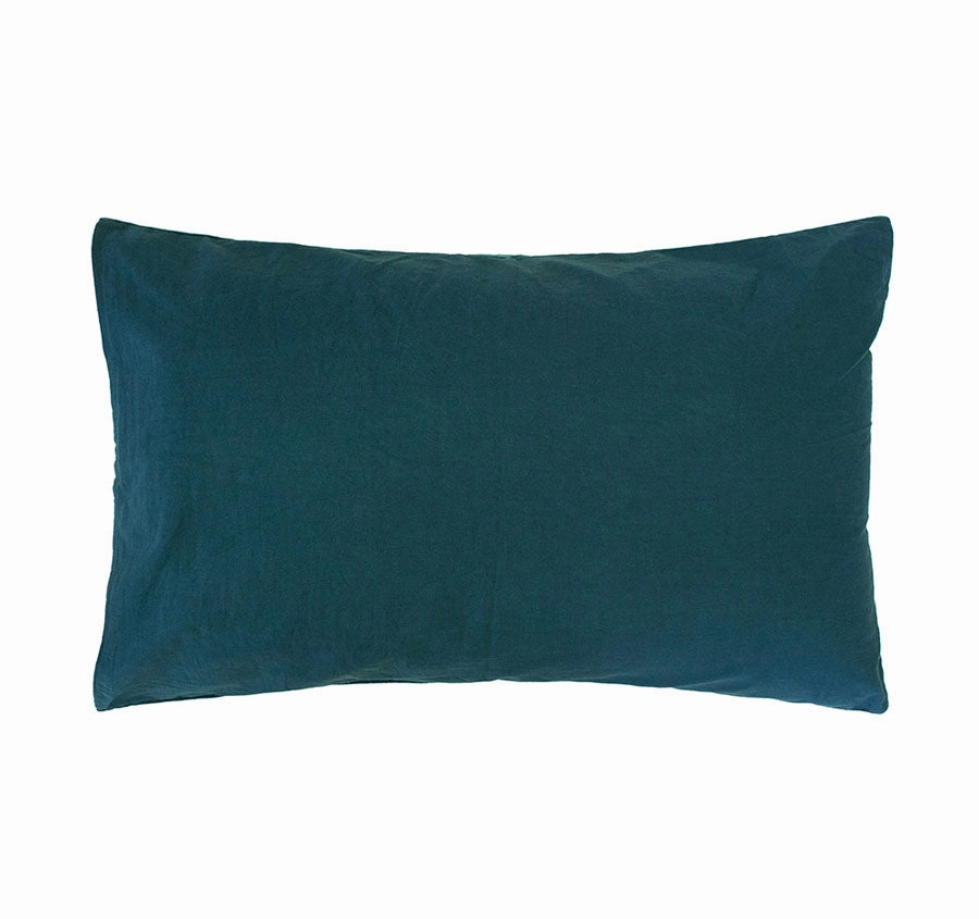 Emerson Quilt Cover Set Range Teal